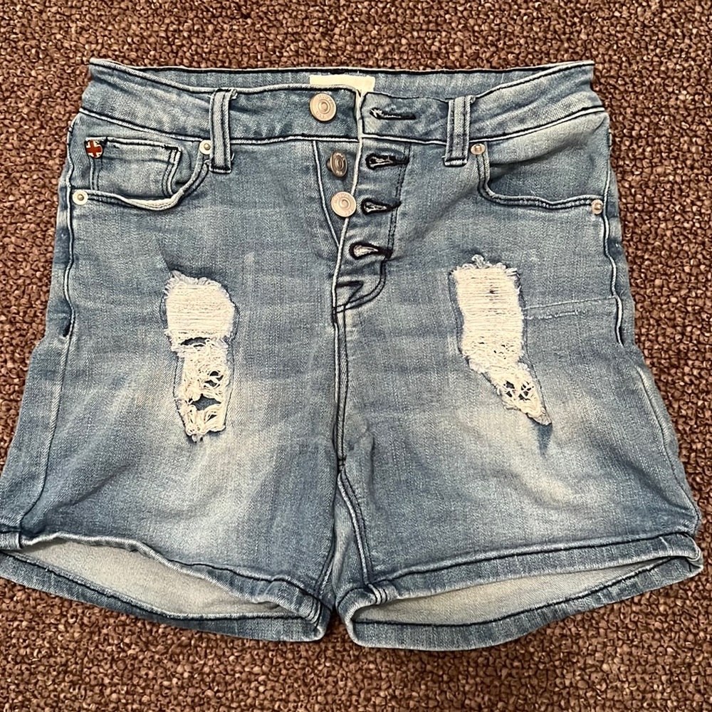 Girls Hudson jean shorts size 14